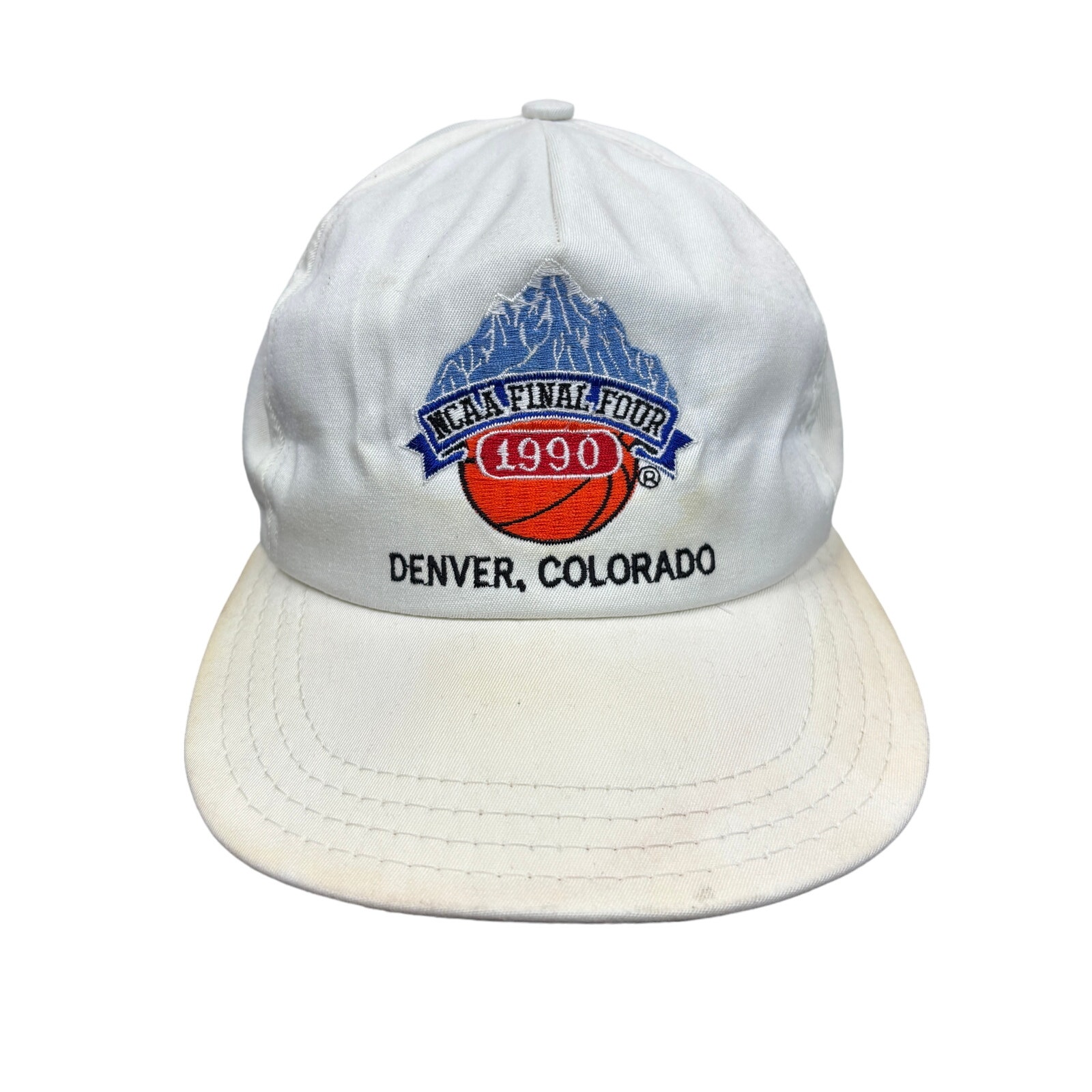 Vintage 1990 Ncaa Final Four Denver Colorado Basketball Hat Mens Large